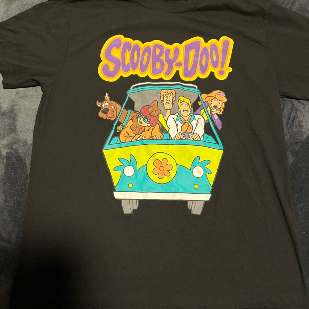 Scooby-Doo Black Graphic T-Shirt XL